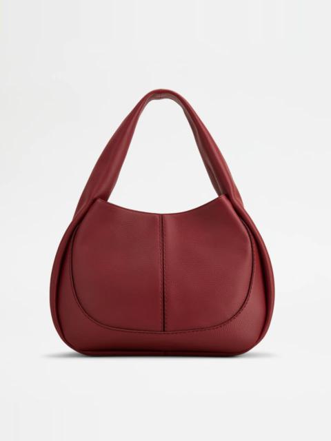 Tod's TOD'S SHIRT HOBO BAG MEDIUM - RED