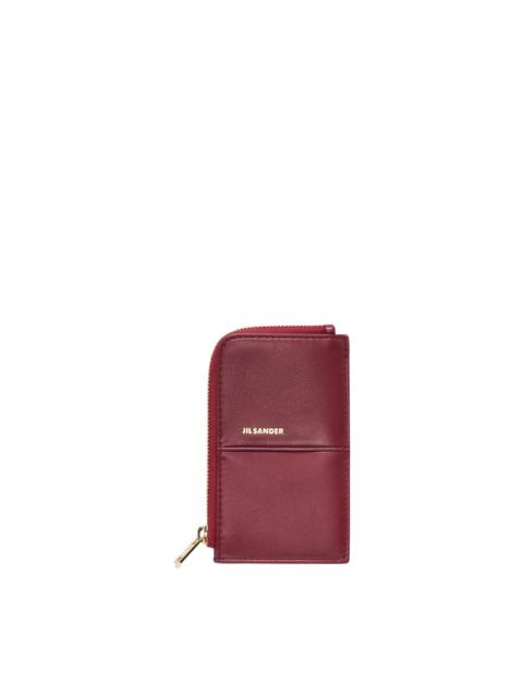 Jil Sander Envelope Zip Card Case