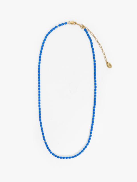 Clare V. Enamel Barrel Chain Necklace - 18 in