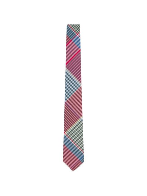 Engineered Garments Red & Green Check Tie