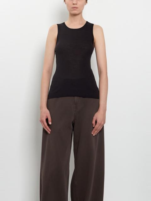 6397 Heirloom Knit Tank — Black