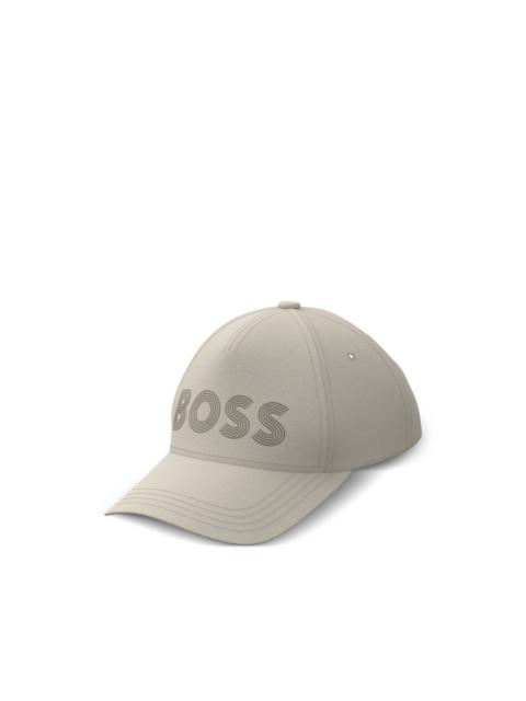 BOSS logo-print cap
