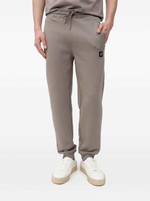 HUGO Dimacs drawstring-fastening logo-patch trousers