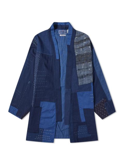 Blue Blue Japan Blue Blue Japan Patchwork Hand Stitched Haori Jacket