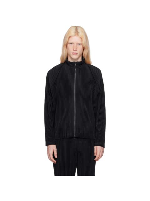 ISSEY MIYAKE Black Monthly Colors October Jacket