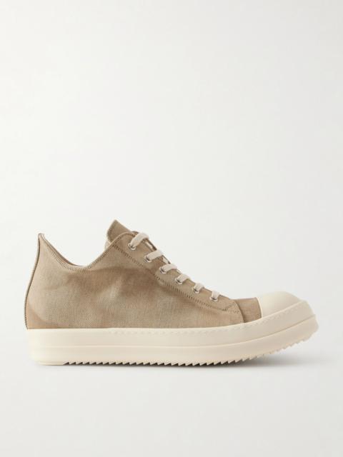 Rick Owens DRKSHDW Ramones Denim Sneakers Brown