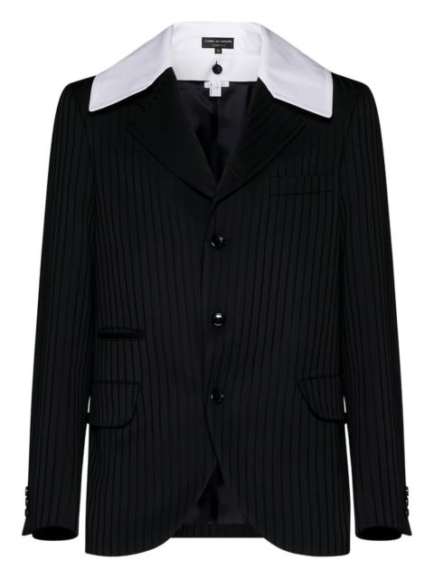 Comme des Garçons Homme Plus contrasting-collar jacket