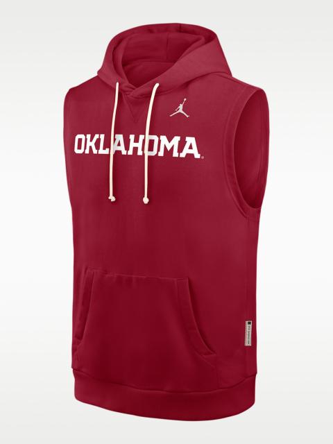 Jordan Oklahoma Sideline Men's Jordan Brand Dri-FIT College Sleeveless Pullover Hoodie