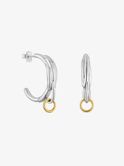 TOUS Two-tone Hoop earrings TOUS Lia