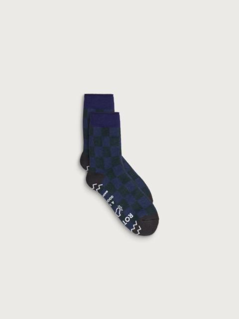 ROTOTO® RoToTo Checkerboard Room Sock