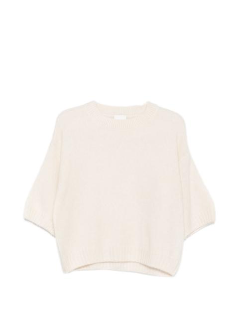 Allude short-sleeve crew-neck knitwear