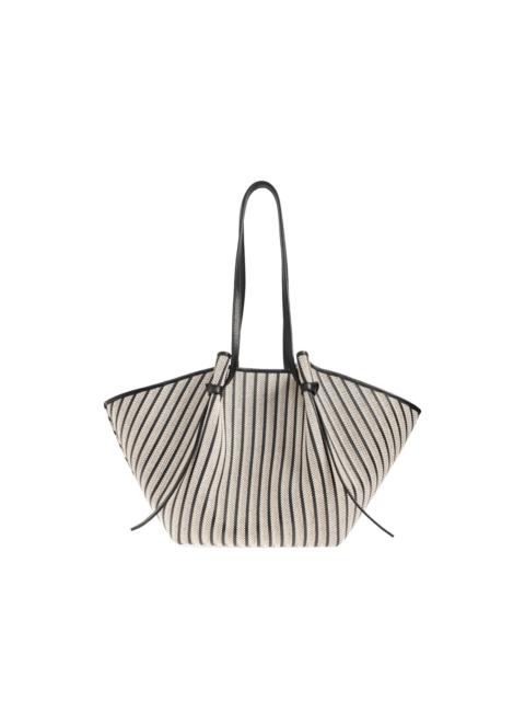 Yuzefi large Mochi striped woven shoulder bag