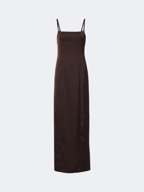 ROTATE Satin maxi dress