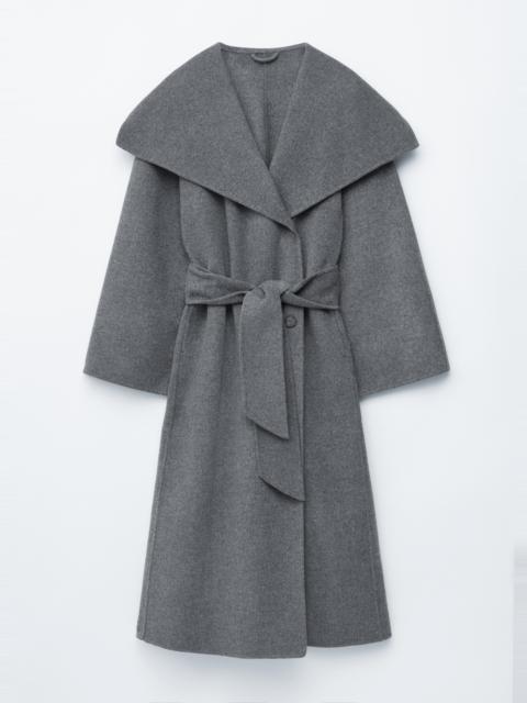 & Other Stories Shawl-Collar Wool Maxi Coat