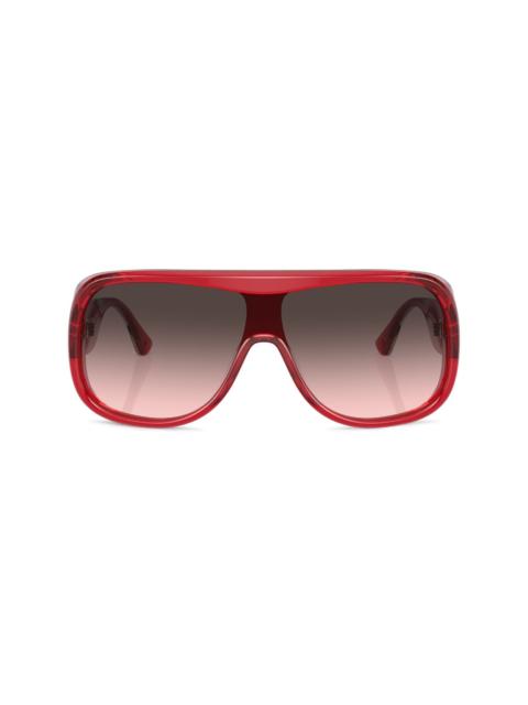 Ferrari oversized frame sunglasses