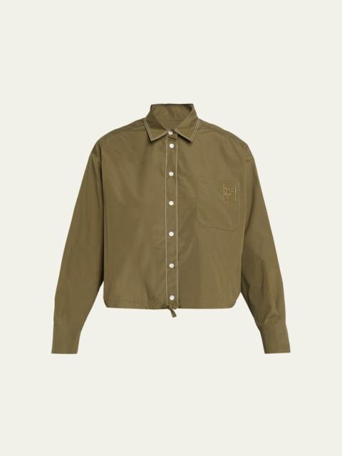 Marni Cotton Boxy Fit Button-Down Shirt