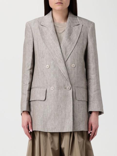 Max Mara MAX MARA Double-Breasted Denim Blazer