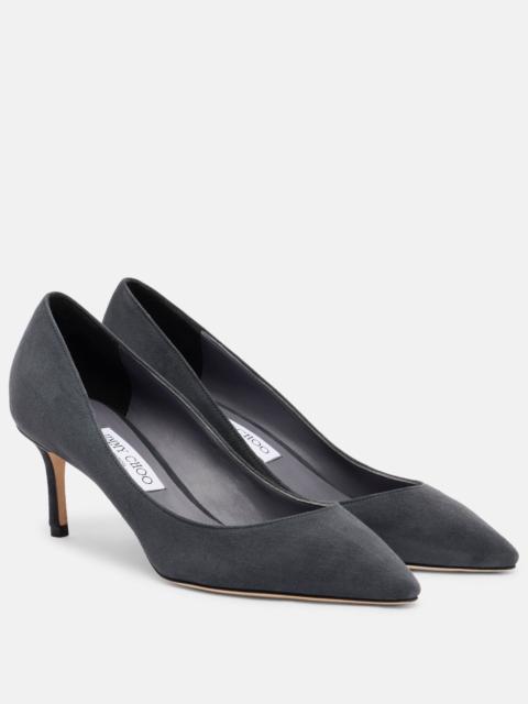 JIMMY CHOO Romy 60 suede pumps