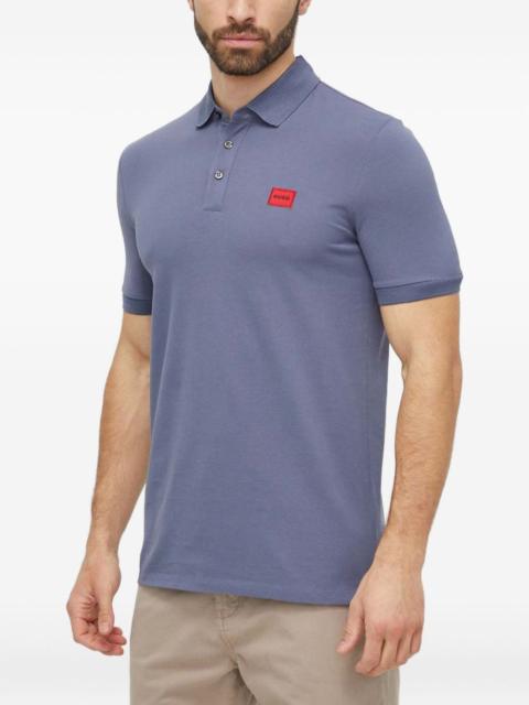 HUGO button logo polo shirt