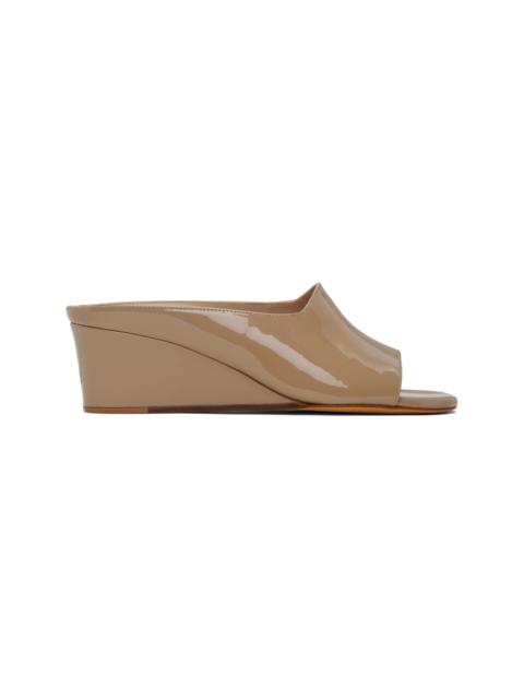 MARYAM NASSIR ZADEH Beige Yves Wedge Heeled Sandals