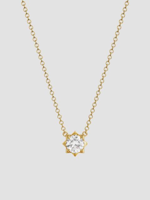 DAVID YURMAN Women's Petite Pavé Pendant Necklace in 18K Yellow Gold with Diamond, 5MM - Diamond