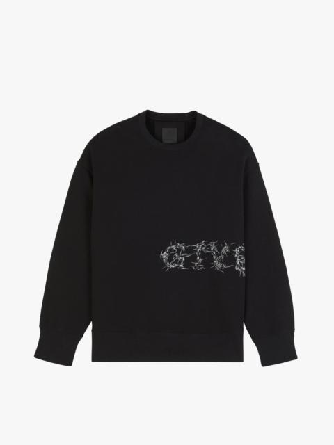 GIVENCHY BARBED WIRE SWEATSHIRT