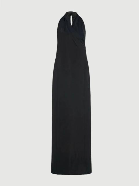 Another Tomorrow GATHERED HALTER DRESS