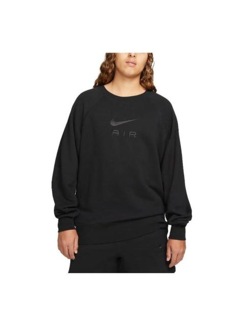 Nike Air French Terry Crewneck Sweatshirt 'Black' DV9829-010