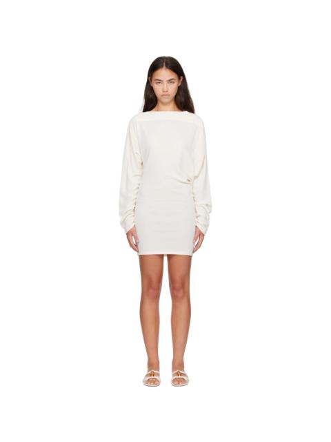 JACQUEMUS Off-White 'The Mistral' Minidress