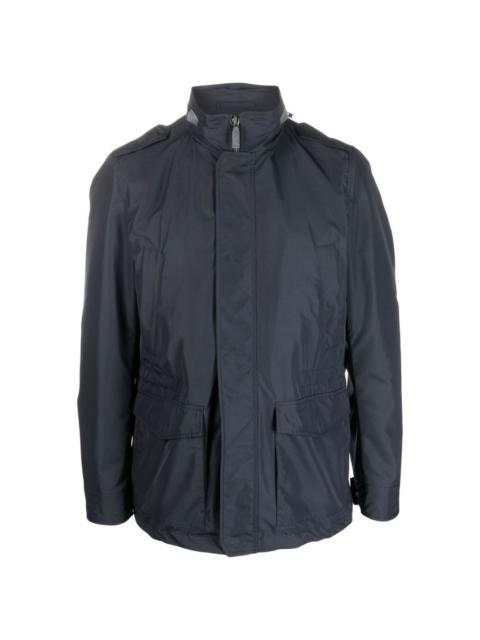 Herno concealed-hood jacket