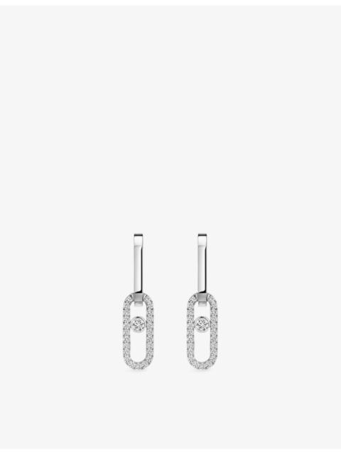 MESSIKA Move Link 18ct gold and 0.85ct diamond earrings