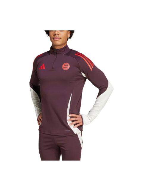 adidas adidas FC Bayern Tiro 24 Training Football Shirt Asia Sizing 'Shadow Maroon' IS9941