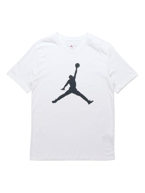 Jordan Air Jordan Jumpman Brand Logo Printing Round Neck Short Sleeve White DA6797-100