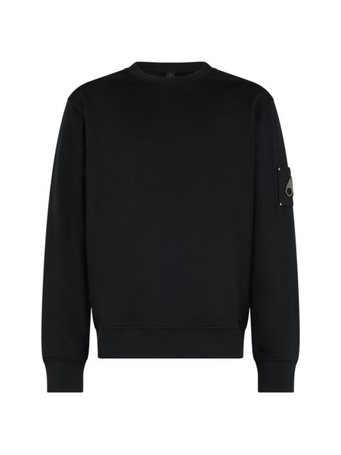 MOOSE KNUCKLES Men's Icon Sportswear Hartsfield Cotton Sweatshirt - Black