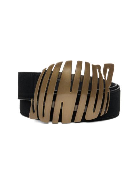 Jean Paul Gaultier Black 'Junior' Suede Belt