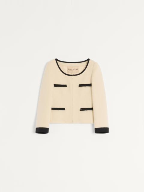 Valentino PLAIN WOOL TWEED JACKET