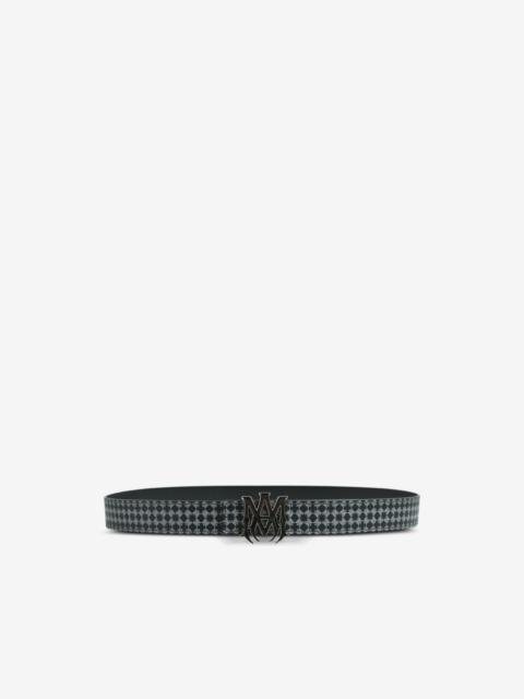 AMIRI monogram-pattern leather belt