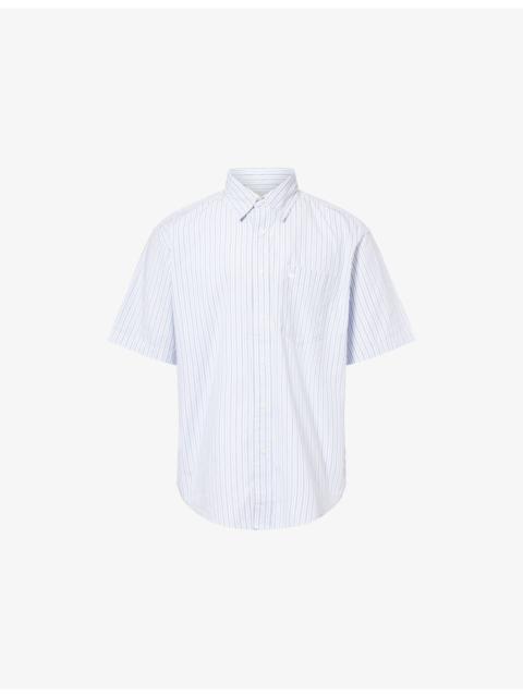 Carhartt WIP Keene Striped Short-Sleeve Cotton Shirt