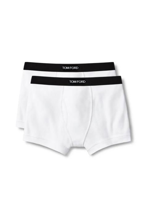 COTTON BOXER BRIEFS TWO PACK