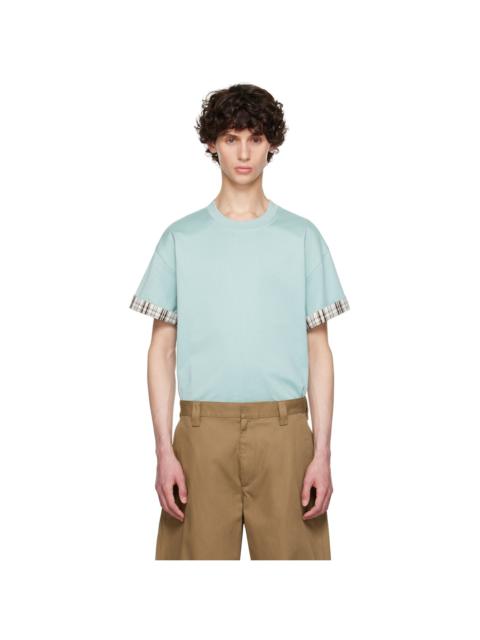 Bottega Veneta Blue Double Layer T-Shirt