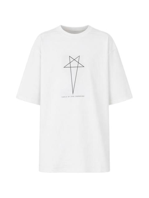 Rick Owens DRKSHDW star graphic T-shirt