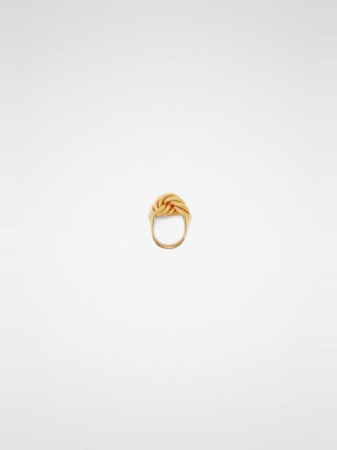 【送料&関税込】Jil Sander Brass Ring With Braided Detail Jil Sander Brass Ring With Braided Detail | italist | REVERSIBLE