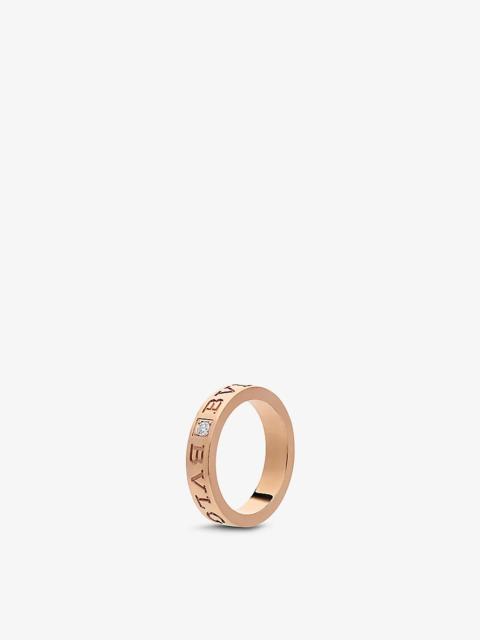 B.zero1 18ct rose-gold ring
