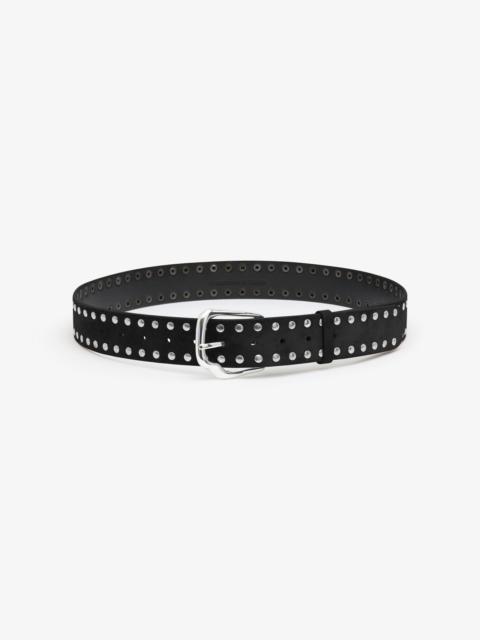 CHRISTOPHER ESBER Maverick Suede Studded Belt