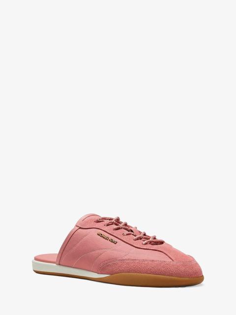 MICHAEL KORS Nolan Nylon and Suede Mule
