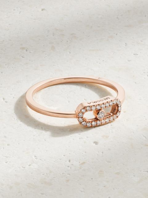 MESSIKA Move Uno 18-karat Rose Gold Diamond Ring
