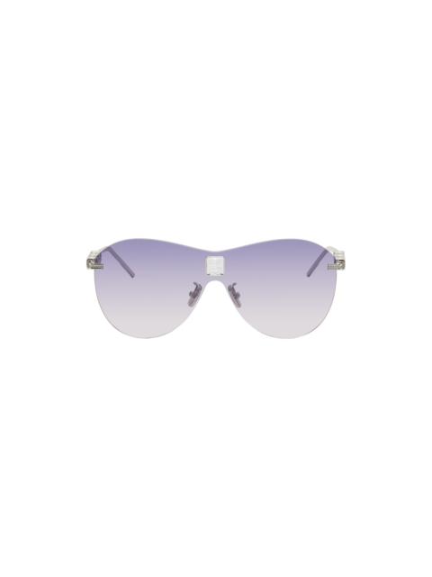 Silver 4G Sunglasses