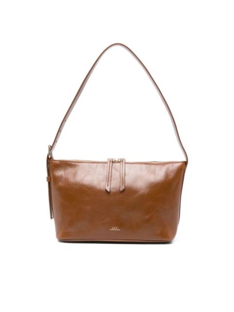 A.P.C. leather buckle-detail tote bag