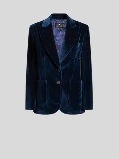 Etro STRETCH VELVET JACKET