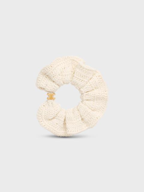 CELINE Celine Scrunchy Crochet in Cotton and Brass with Gold finish